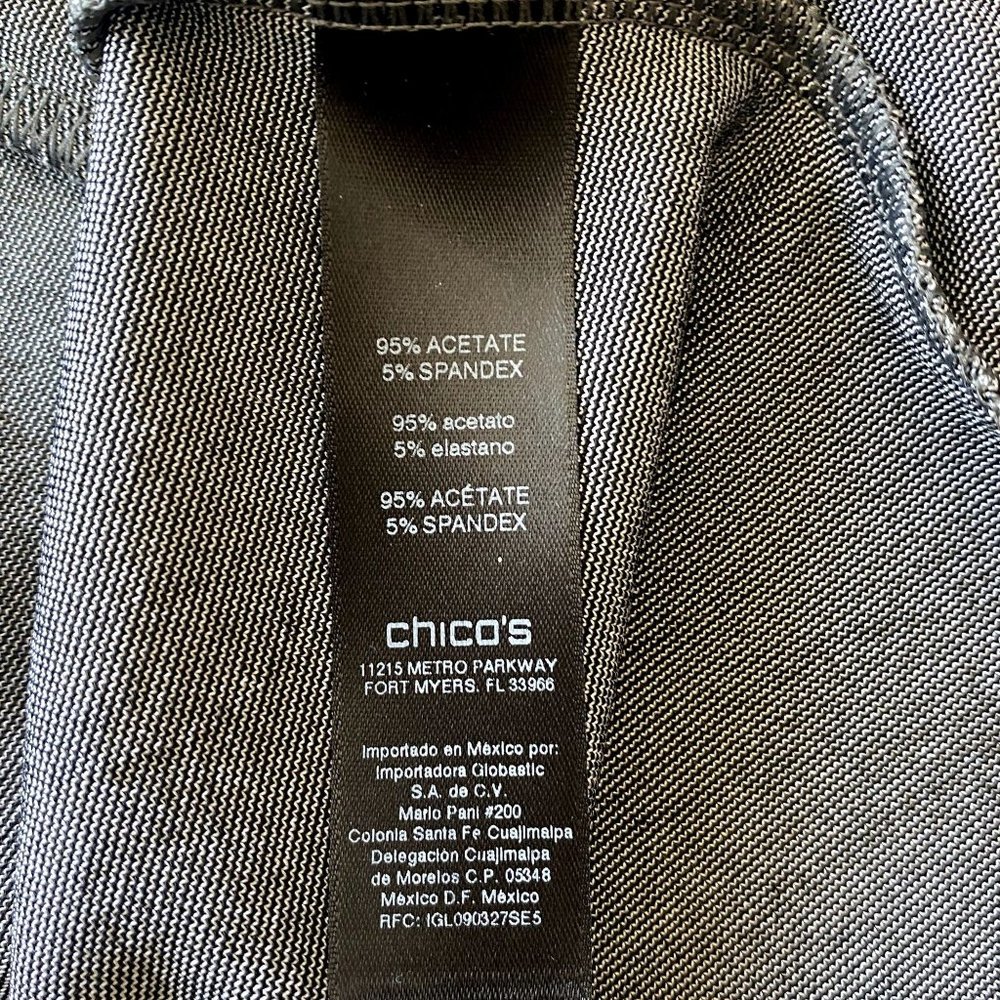 Chico's Travelers Silver Gray Cardigan - Picture 5 of 5
